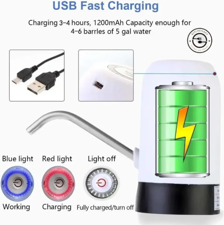 Usb Smart Rechargeable Electric Water Bottle
